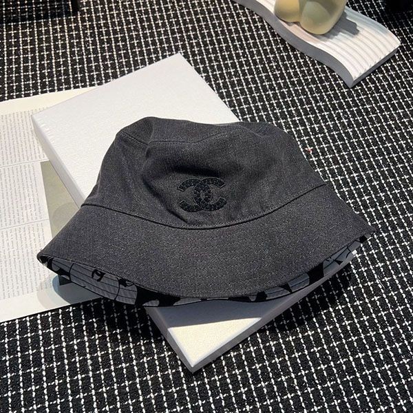 ★日本!!人気！シャネル デニム バケットハット コピー リバーシブル shb11692